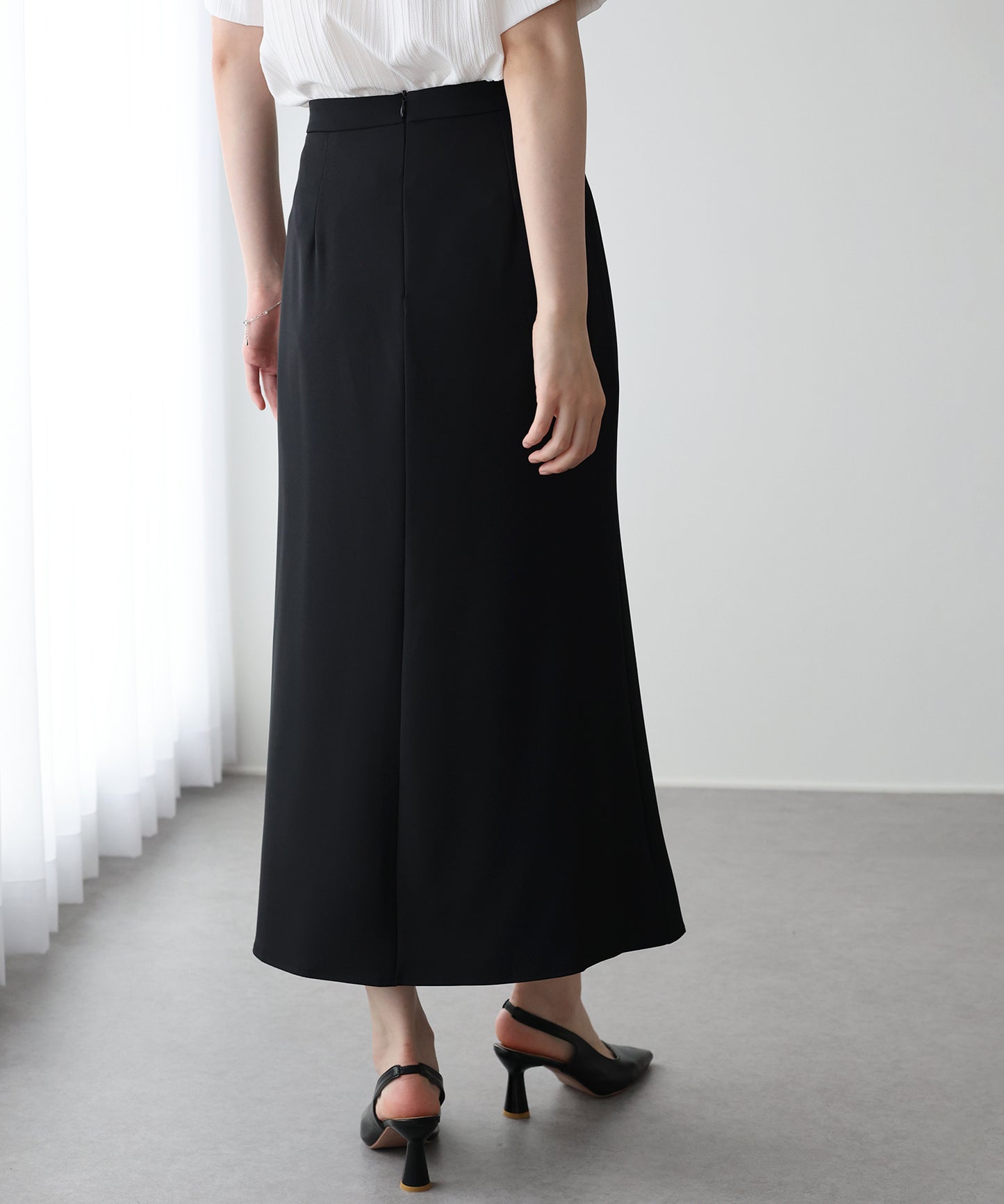 【早割5％OFF】シフォンドッキングスカート