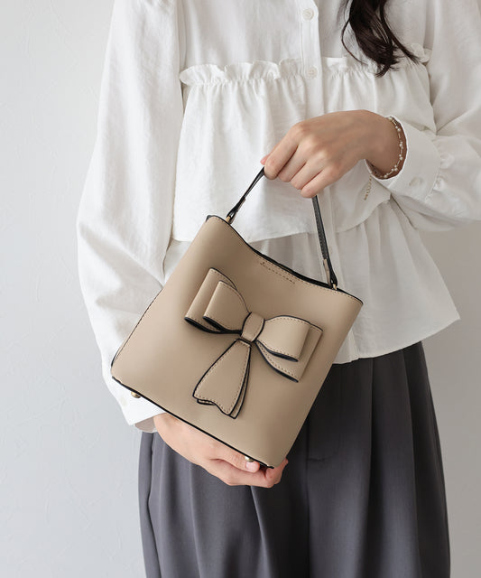 【早割5％OFF】リボンモチーフ2wayバッグ