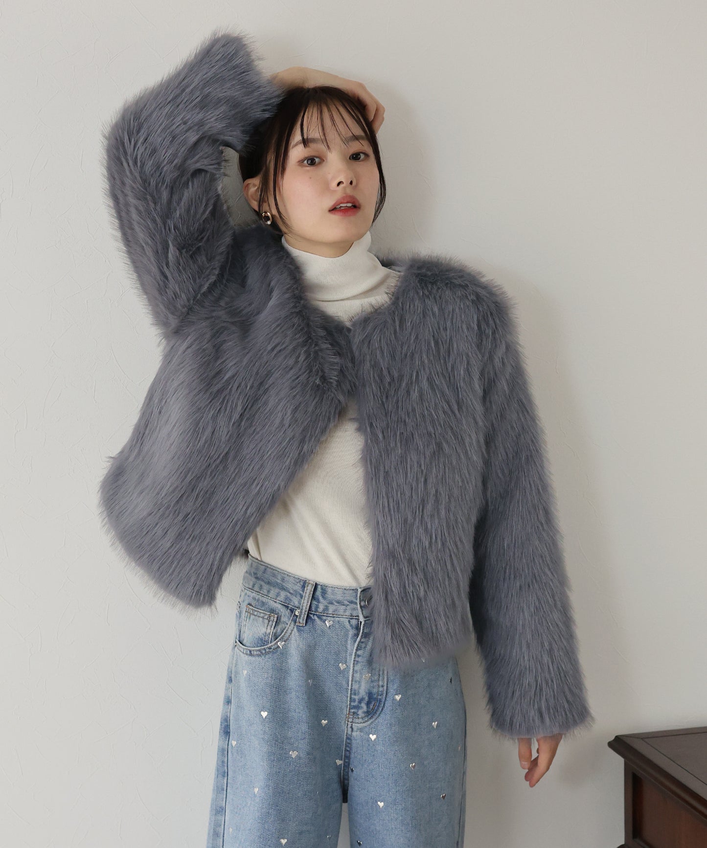 【TIME SALE】ボリュームファーコート