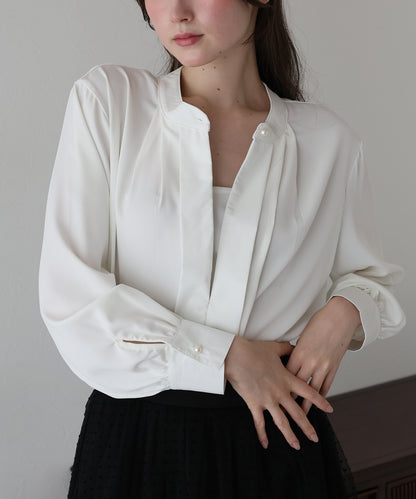 2WAYフロントタックブラウス【ネコポス】