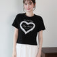 ハートレースショートTシャツ【メール便】