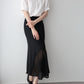 【早割5％OFF】シフォンドッキングスカート