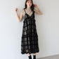 【早割5％OFF】フロッキーチェックキャミワンピース