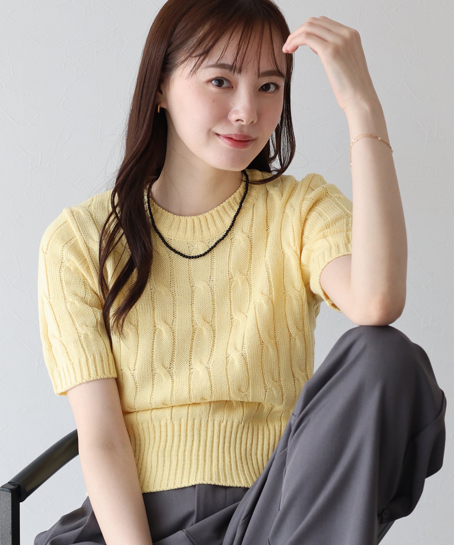 極美品 MIUMIU ミュウミュウ ニット セーター カットソー 編み