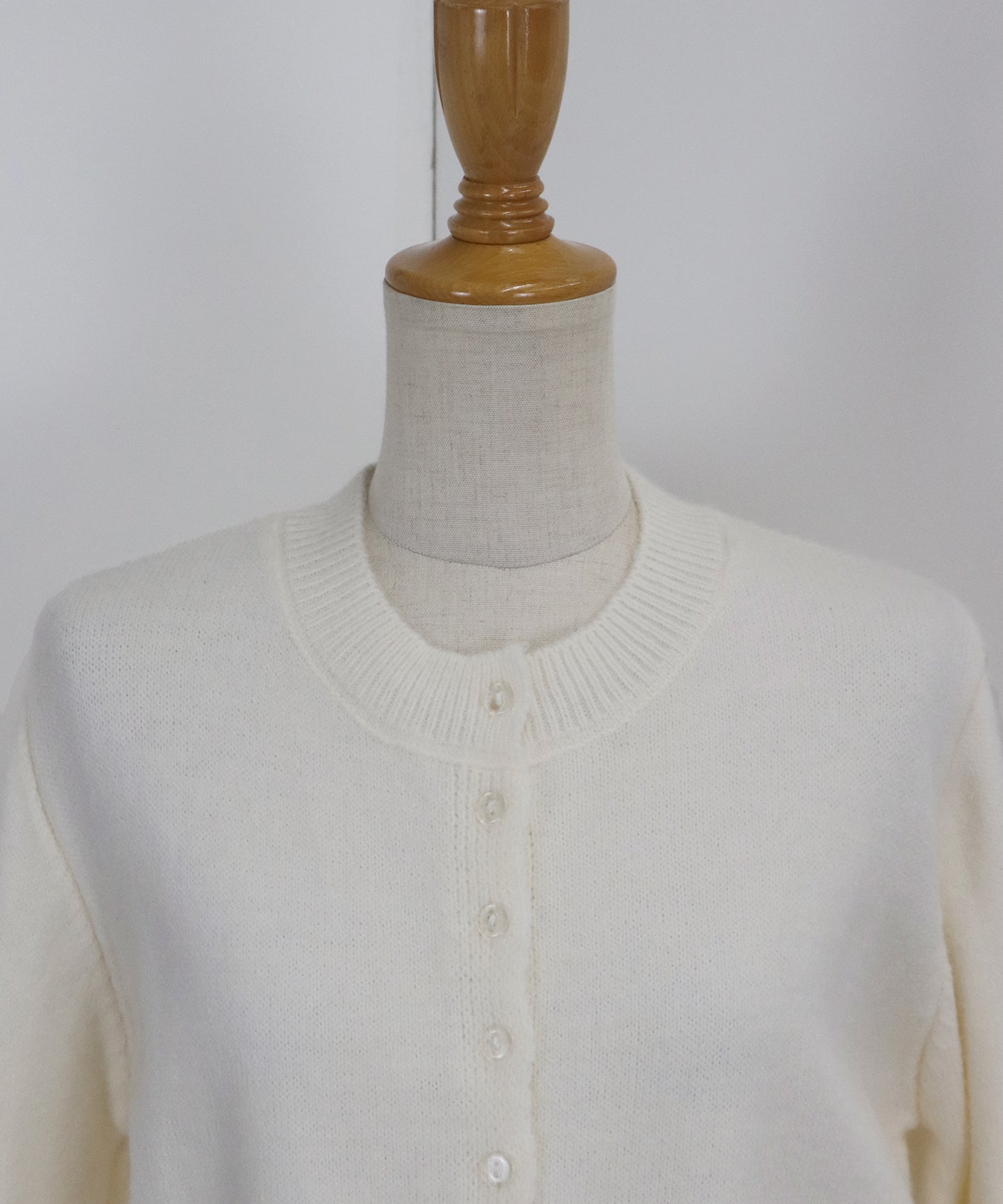 レースドッキングニットカーディガン