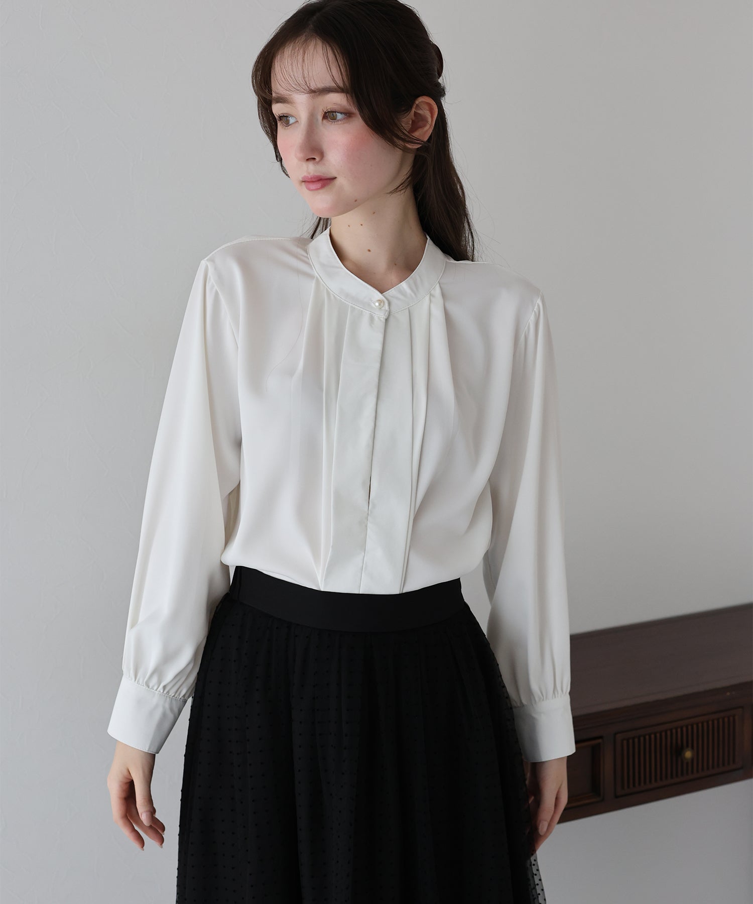 2WAYフロントタックブラウス【ネコポス】 – BLUE ONLINE