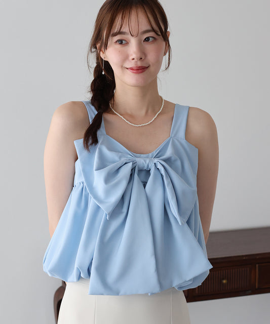 【早割5％OFF】BIGリボンバルーンビスチェ【メール便】