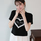ハートレースショートTシャツ【メール便】