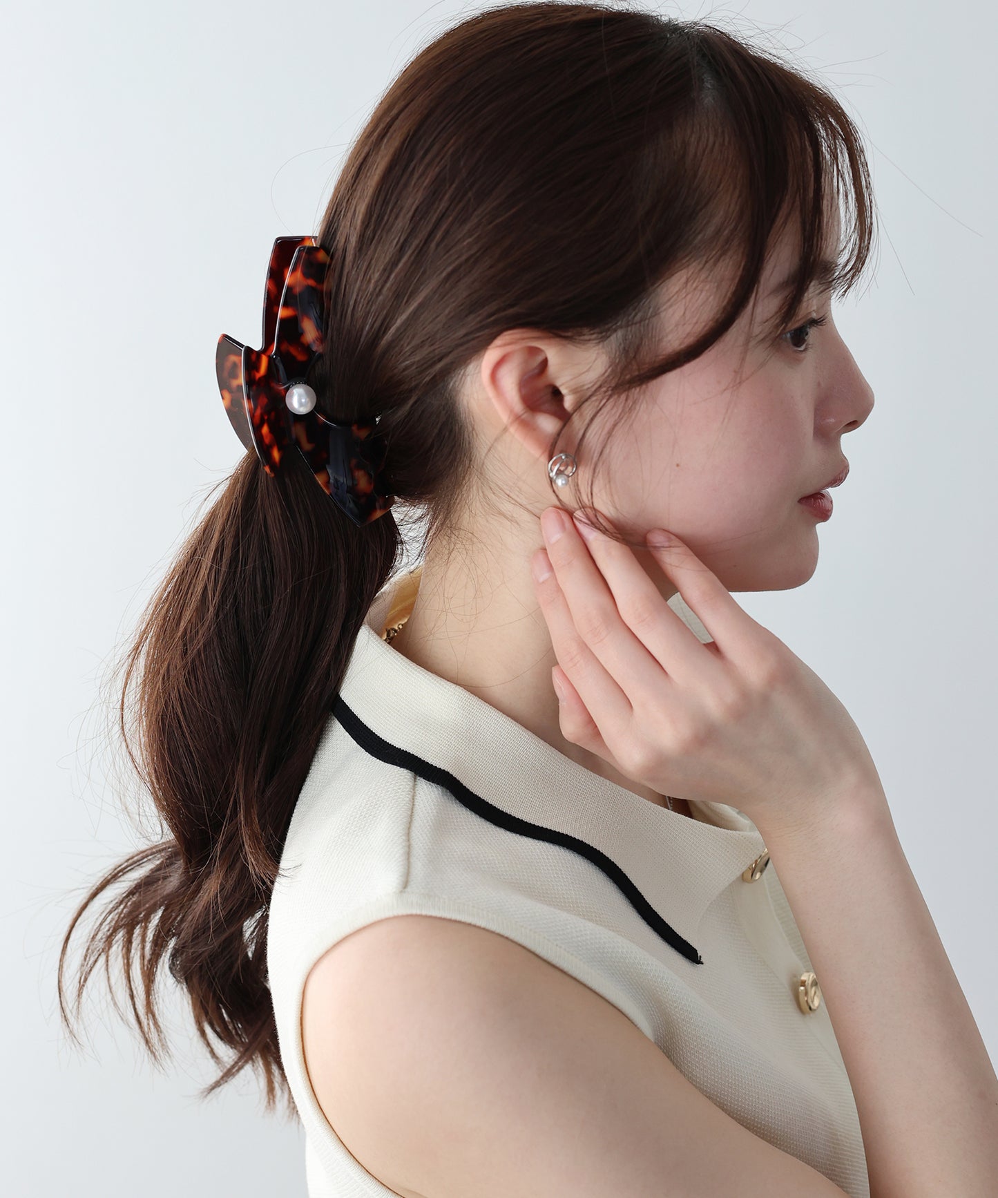 【早割5％OFF】パールブリッジバンスクリップ