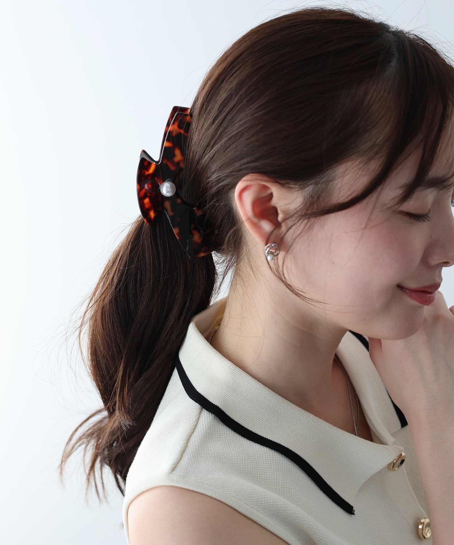 【早割5％OFF】パールブリッジバンスクリップ