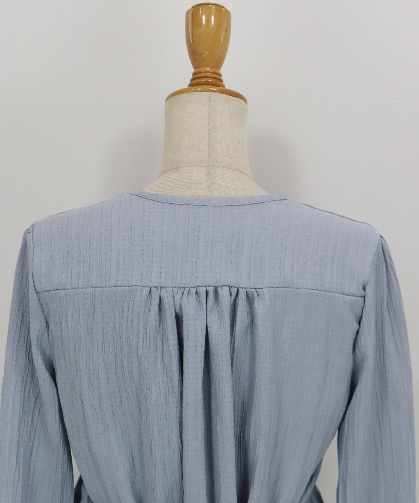 バックリボンスクエアティアードブラウス【ネコポス】