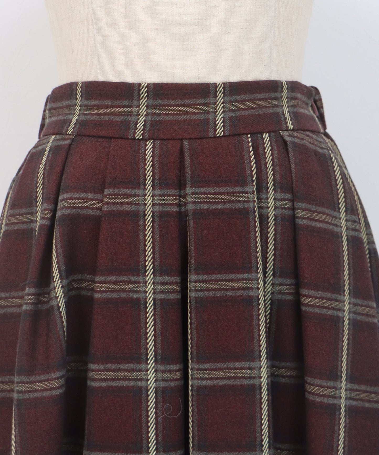 丈が選べるチェックロングスカート