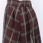 丈が選べるチェックロングスカート
