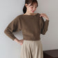 【早割5％OFF】リボンドルマンニット