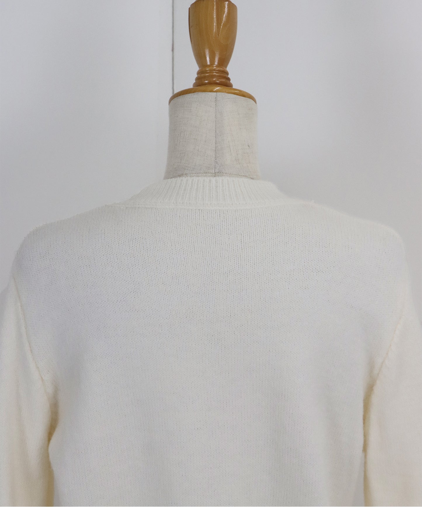 レースドッキングニットカーディガン