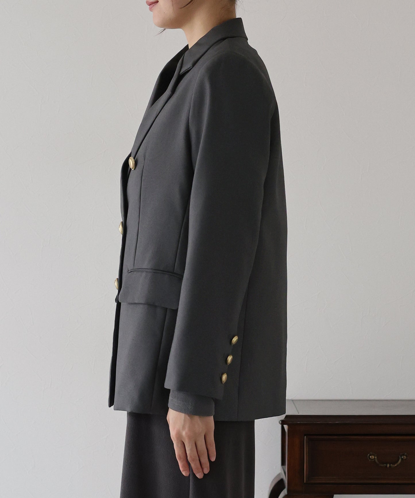 【TIME SALE】バックスリットテーラードジャケット