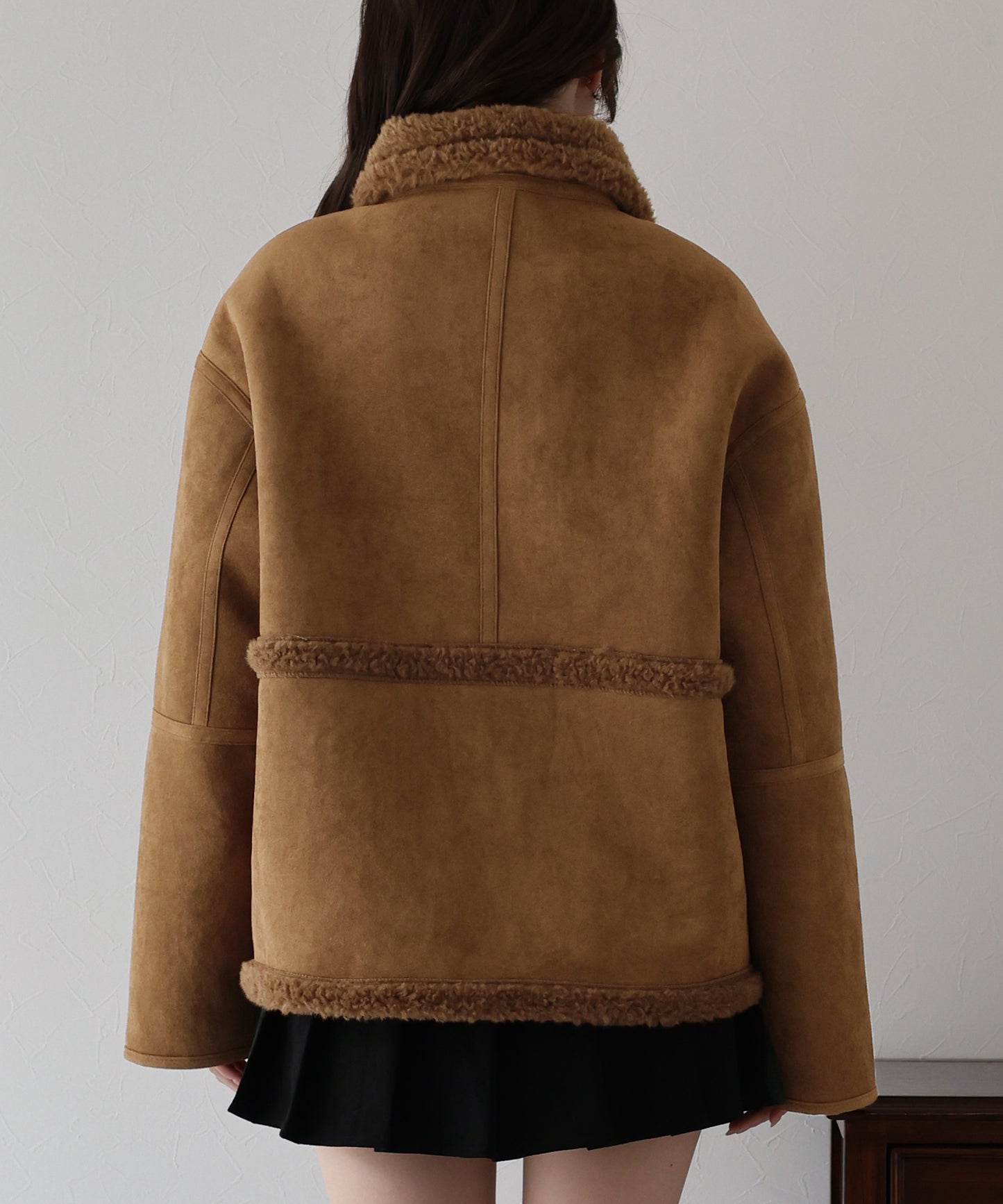 リバーシブルボアムートンコート