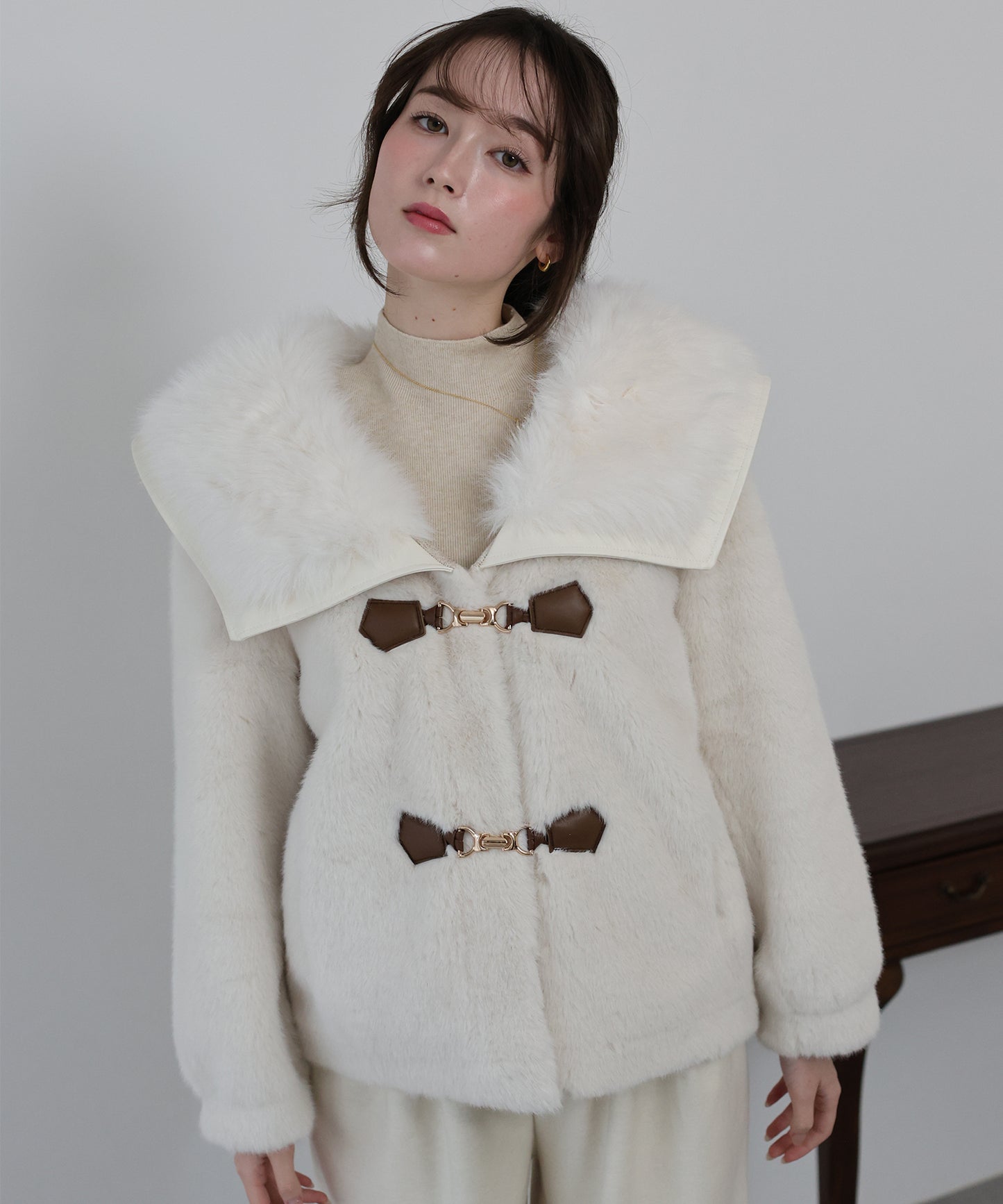 【早割5％OFF】ビッグカラーファーコート