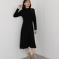 【早割5％OFF】サイドタックニットワンピース