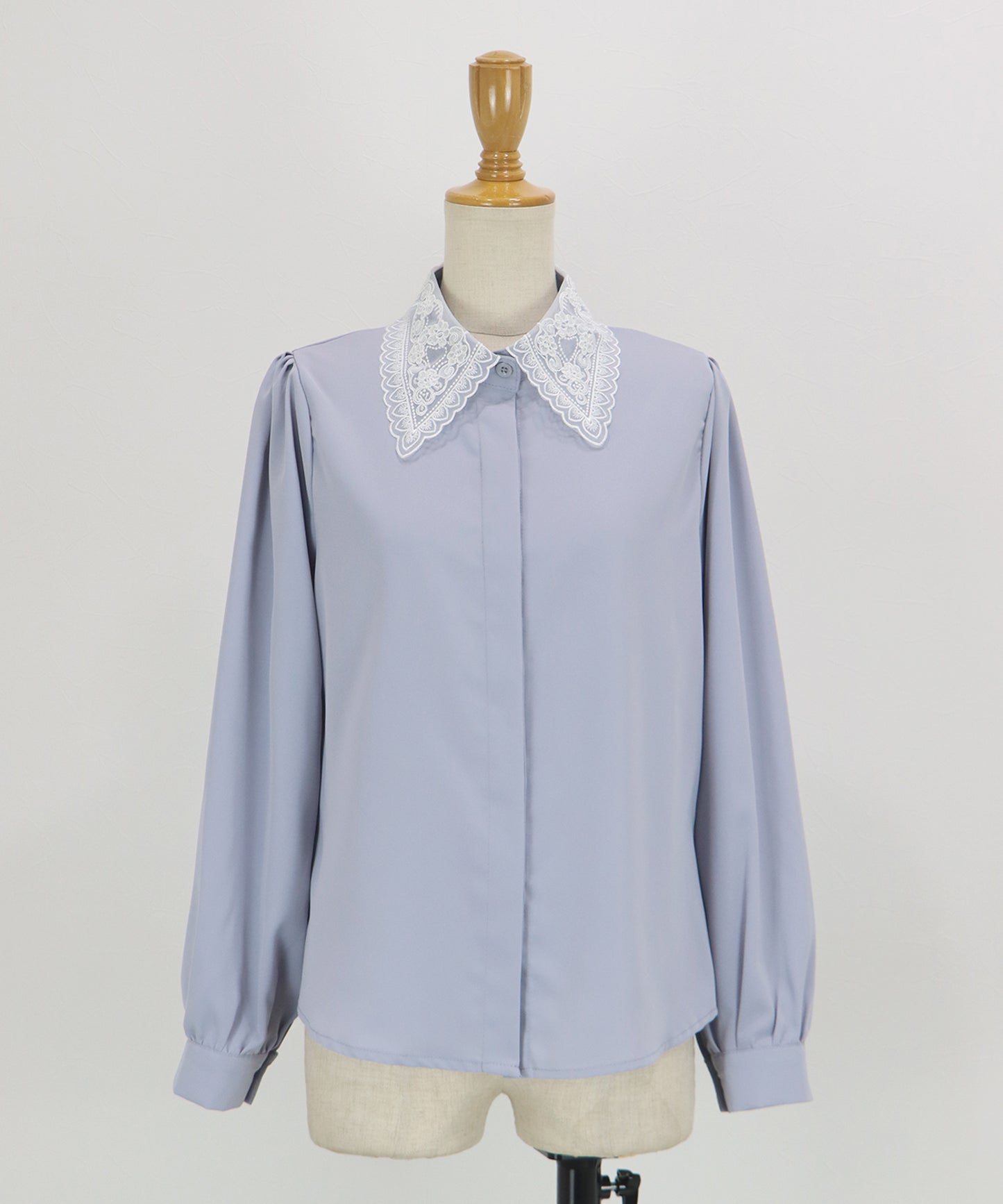 レース襟ブラウス【ネコポス】