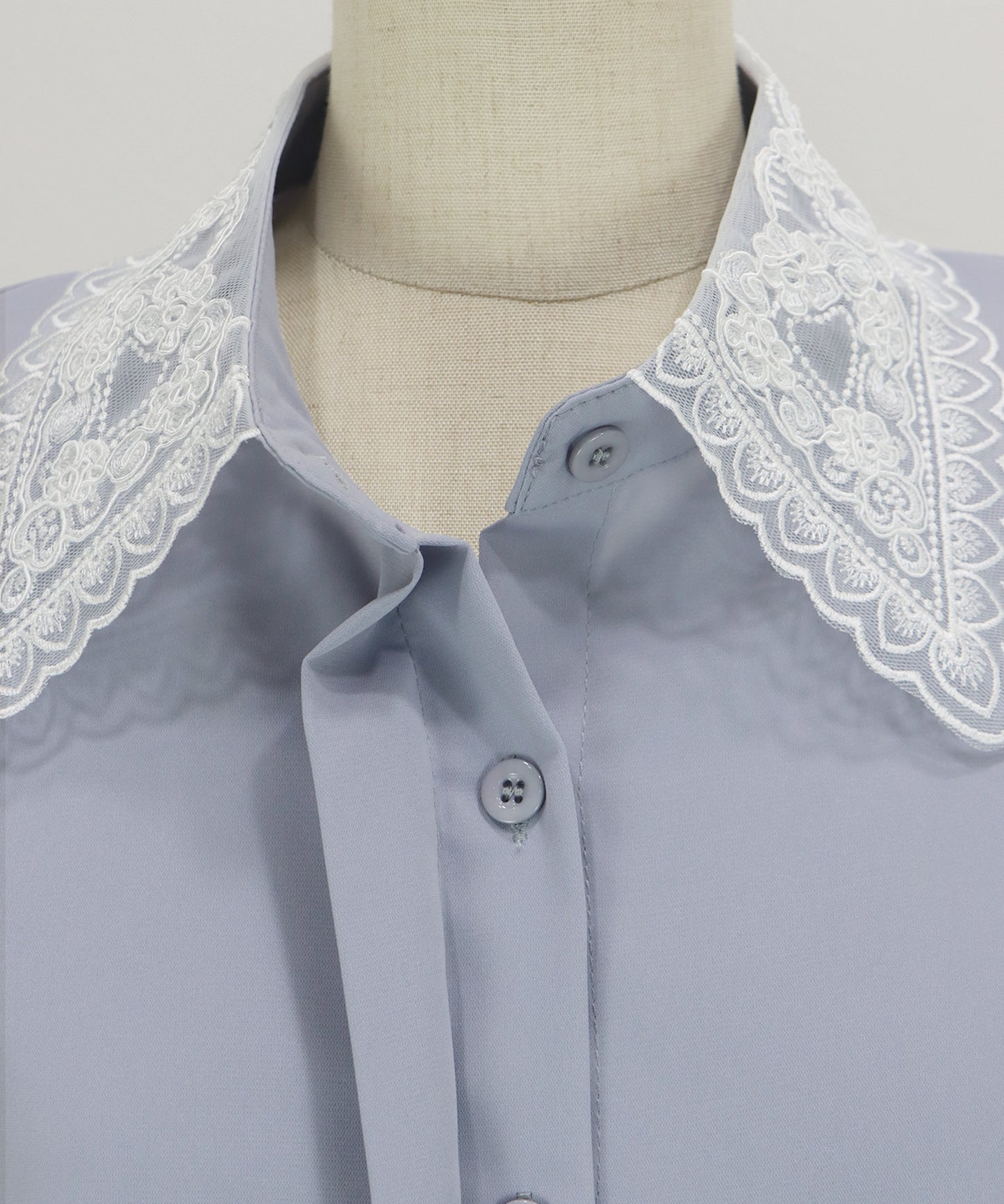レース襟ブラウス【ネコポス】