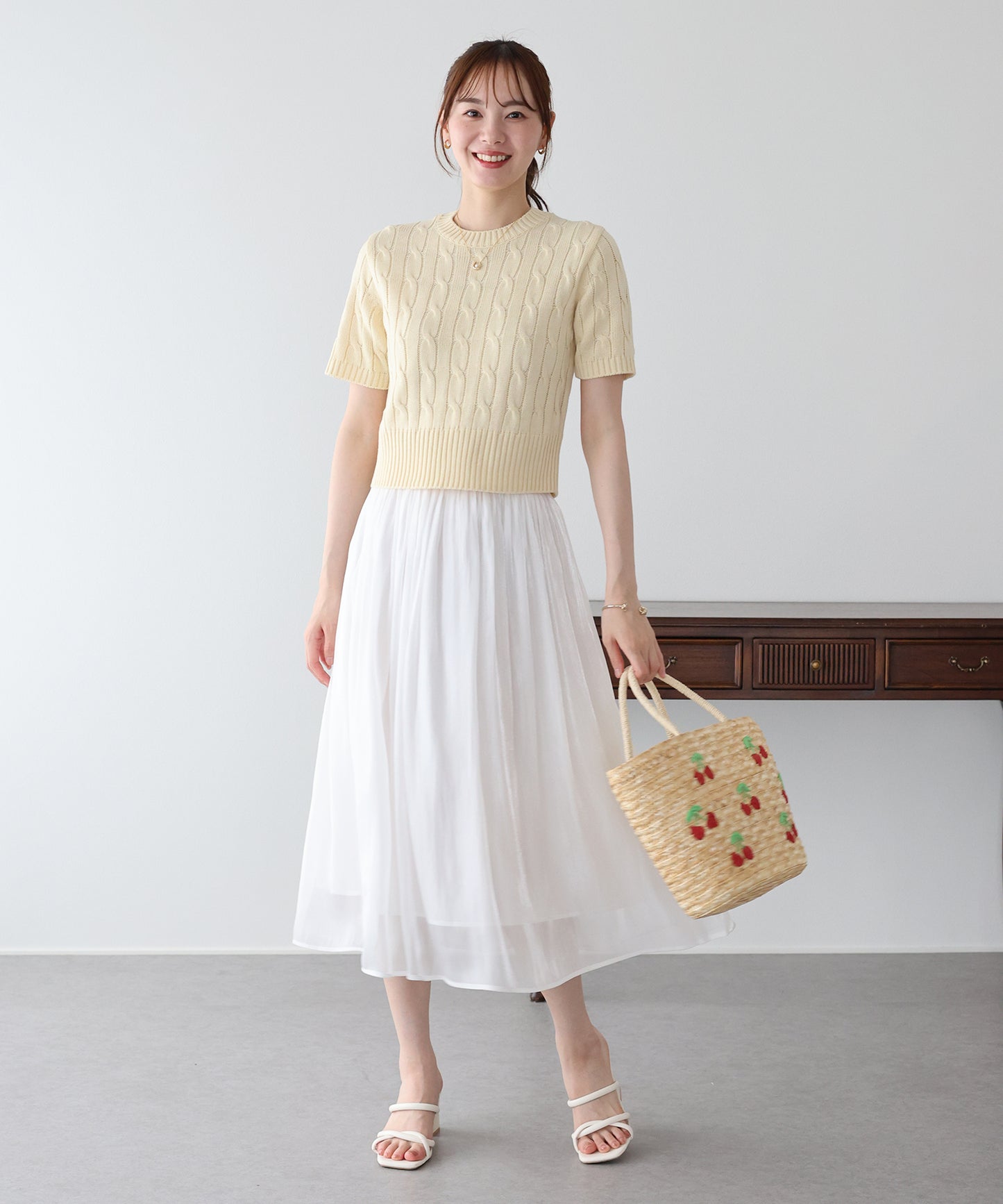 【早割5％OFF】シアーサテンスカート