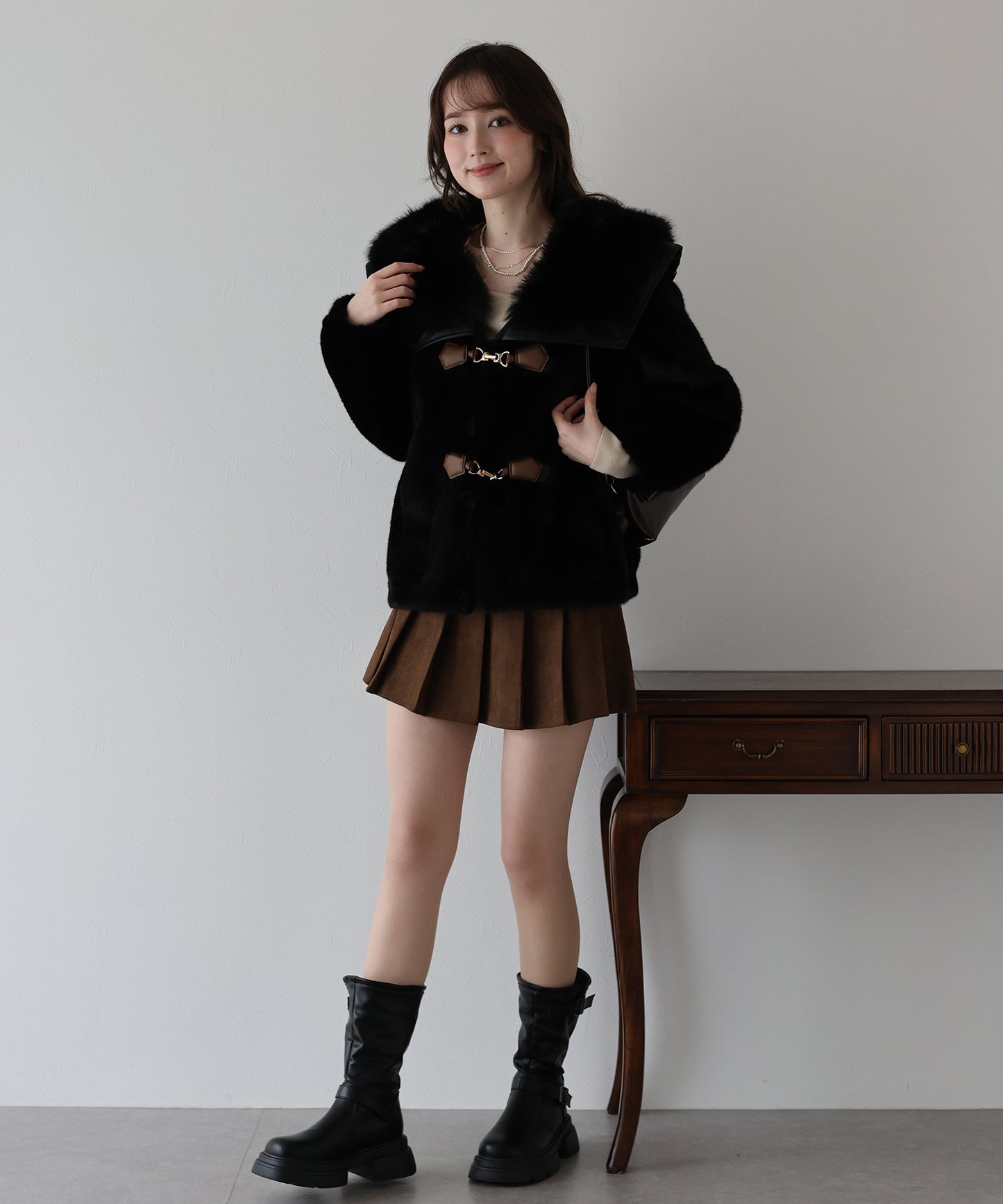 【早割5％OFF】ビッグカラーファーコート