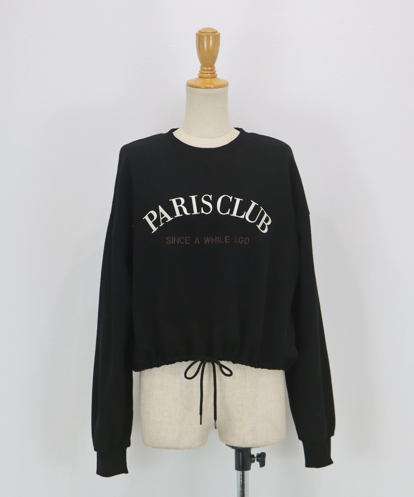 【早割5％OFF】ロゴ刺繍ドロストスウェット