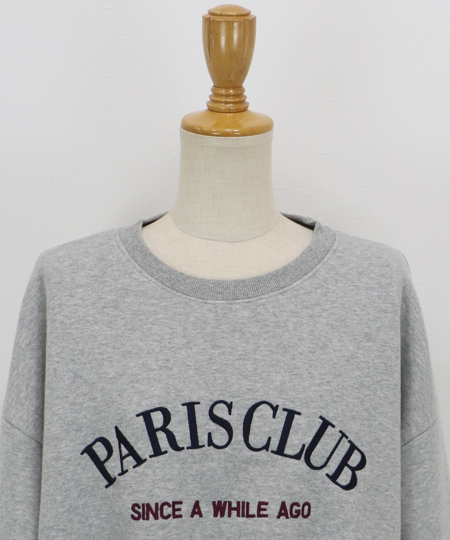 【早割5％OFF】ロゴ刺繍ドロストスウェット