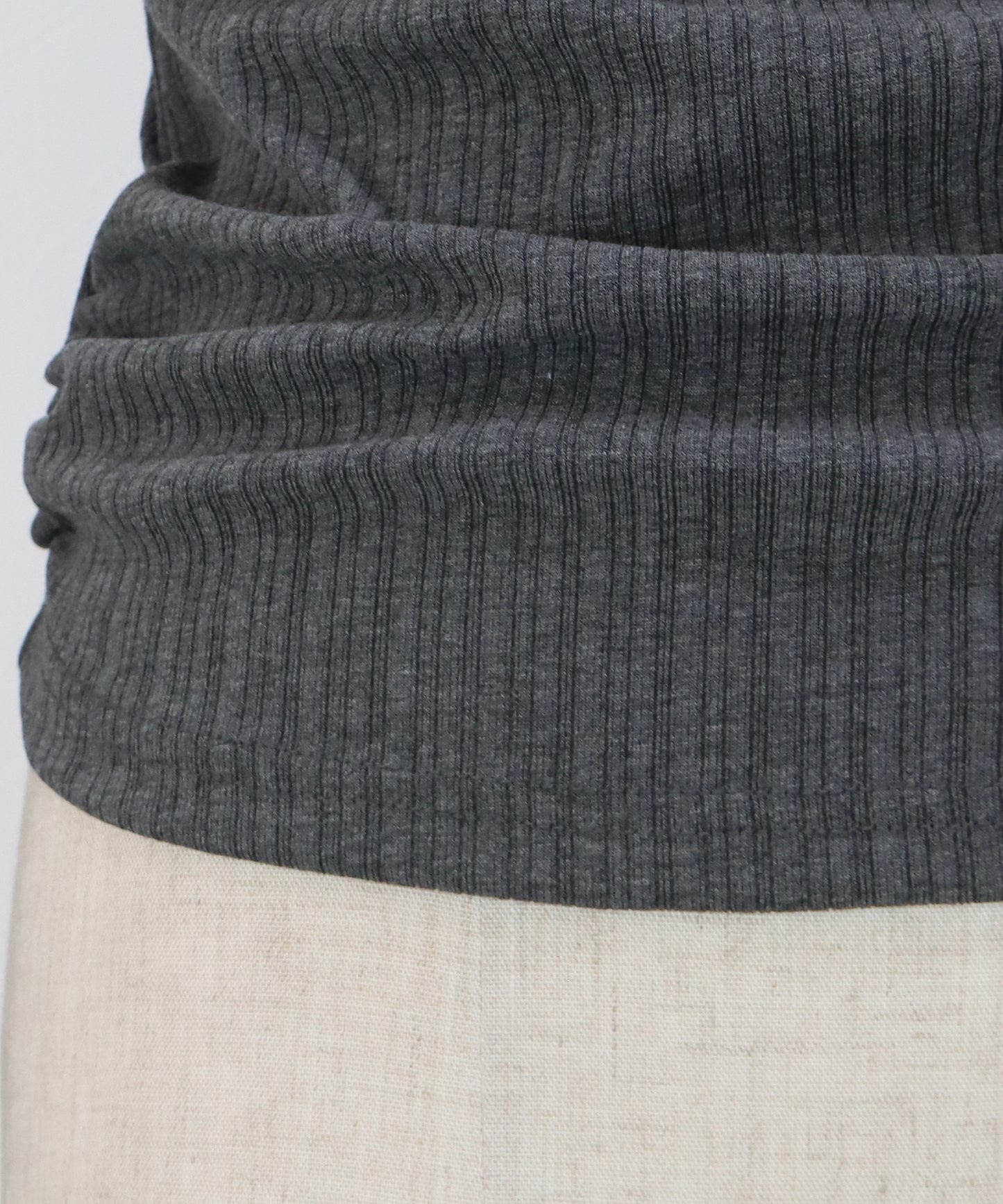 サイドギャザーシアーリブカットソー【ネコポス】