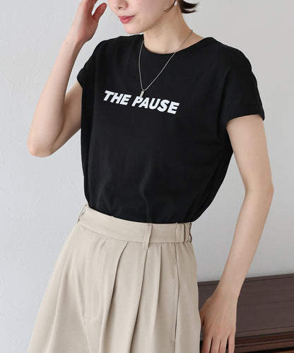 THE PAUSEロゴフレンチTシャツ【ネコポス】