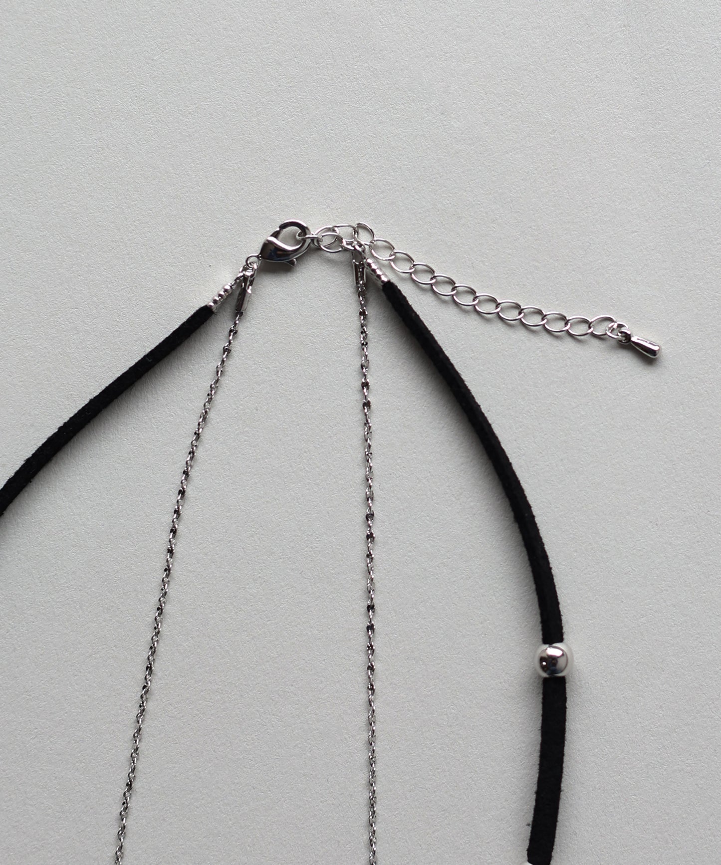 チェーン&ボールコード2連ネックレス / ニッケルフリー【ネコポス】