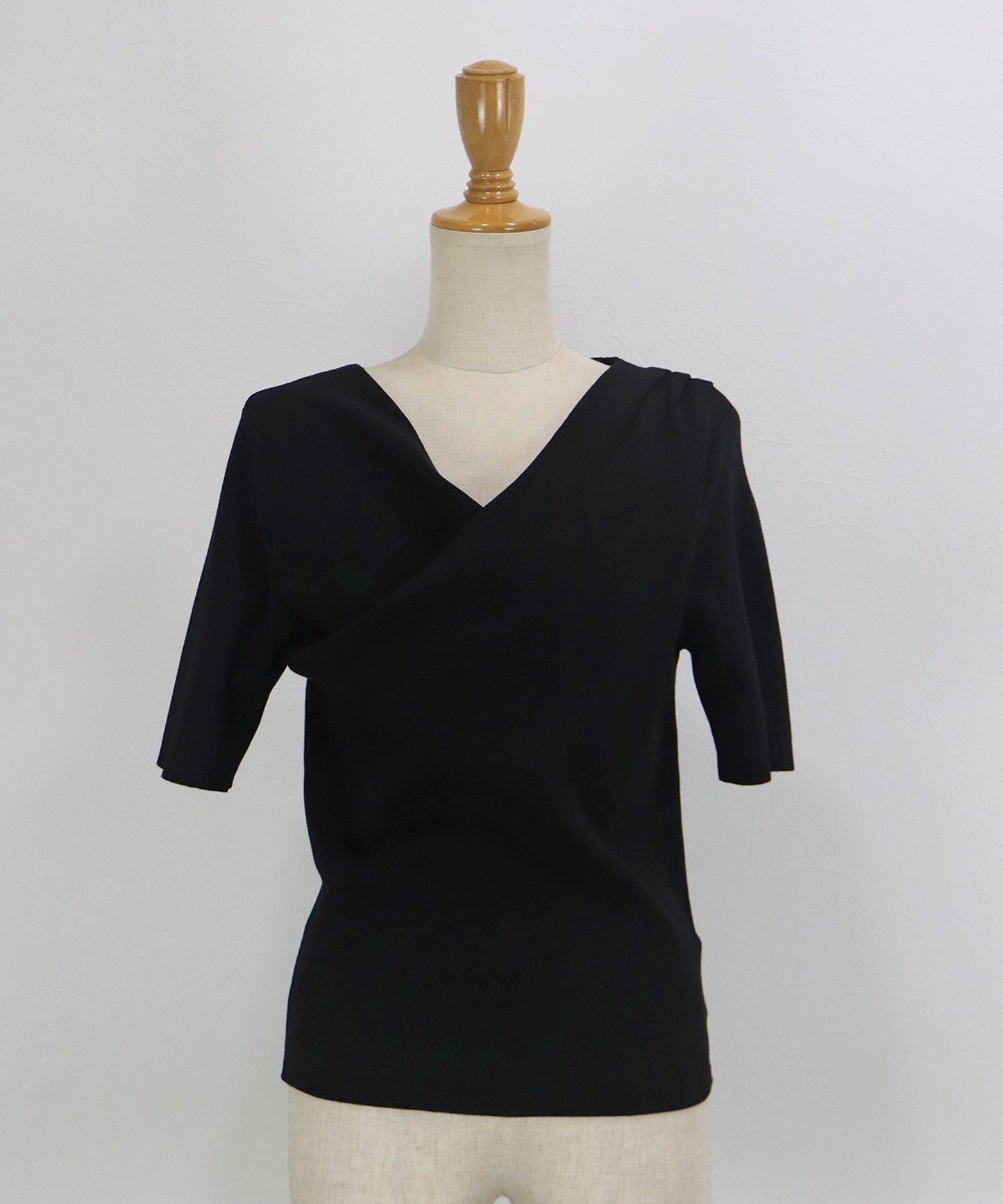 ドレープネックニット【ネコポス】