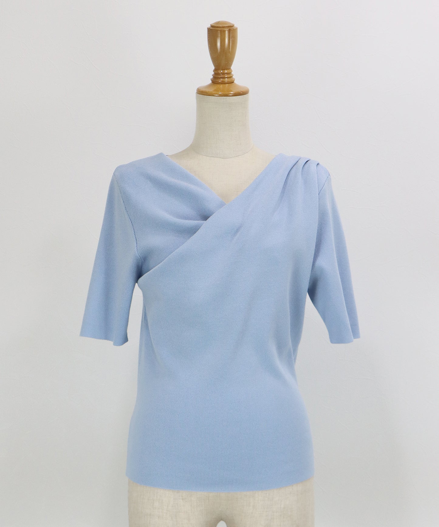 ドレープネックニット【ネコポス】