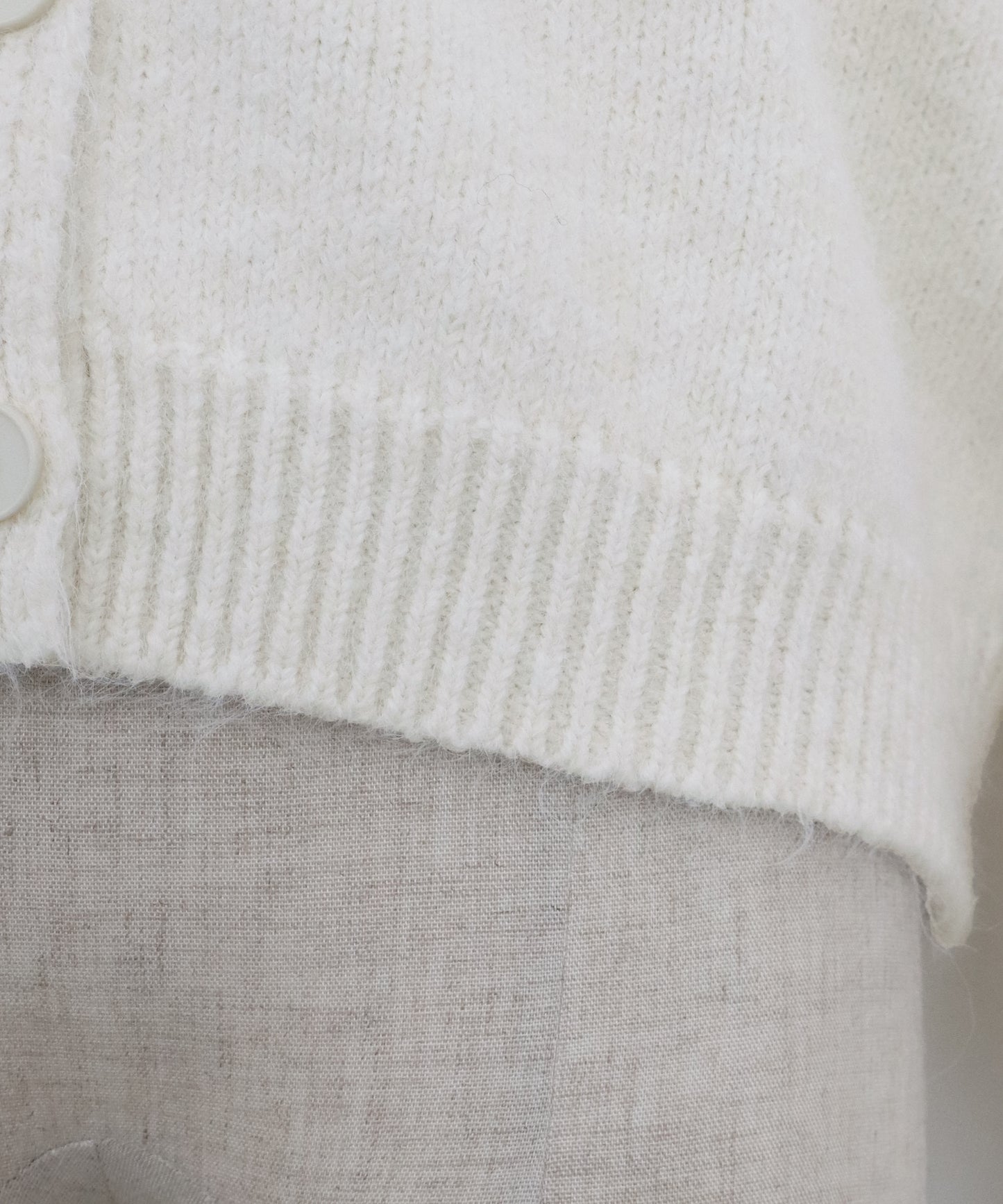 パールビジューニットカーディガン