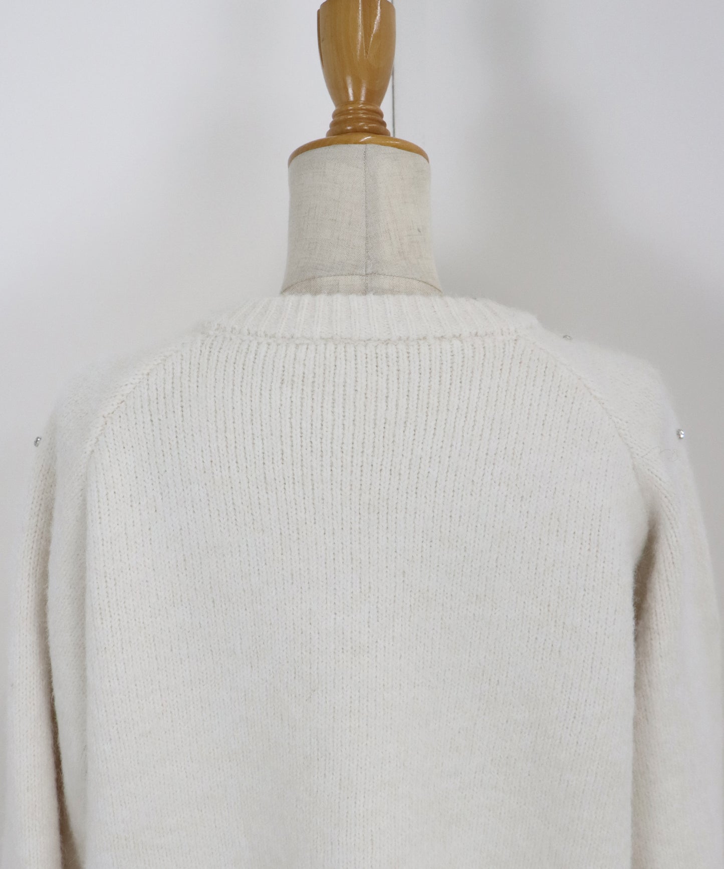 パールビジューニットカーディガン