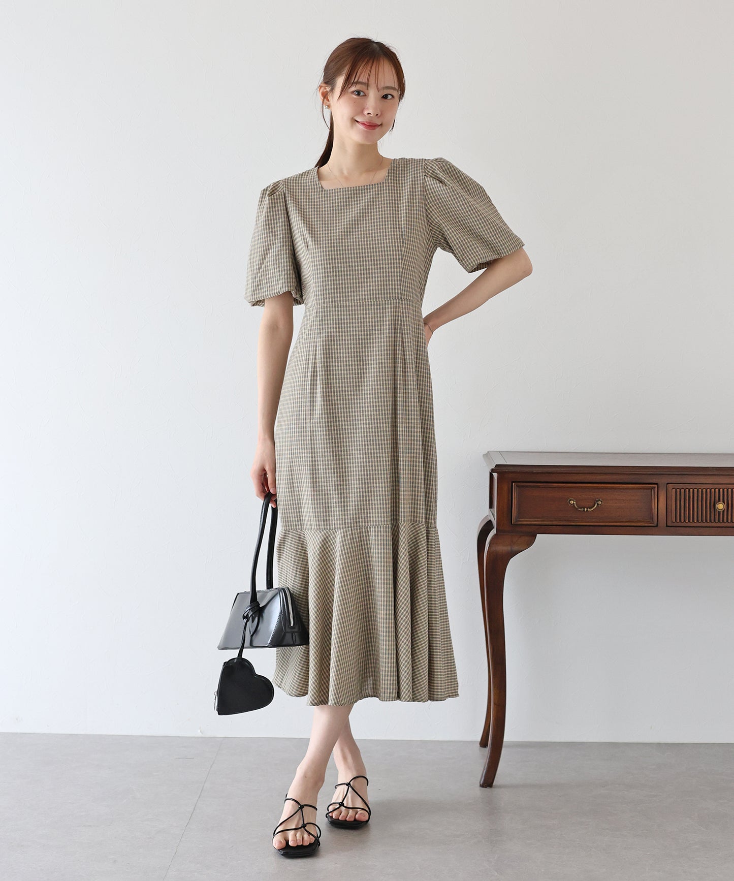 【TIME SALE】バックリボンマーメイドワンピース