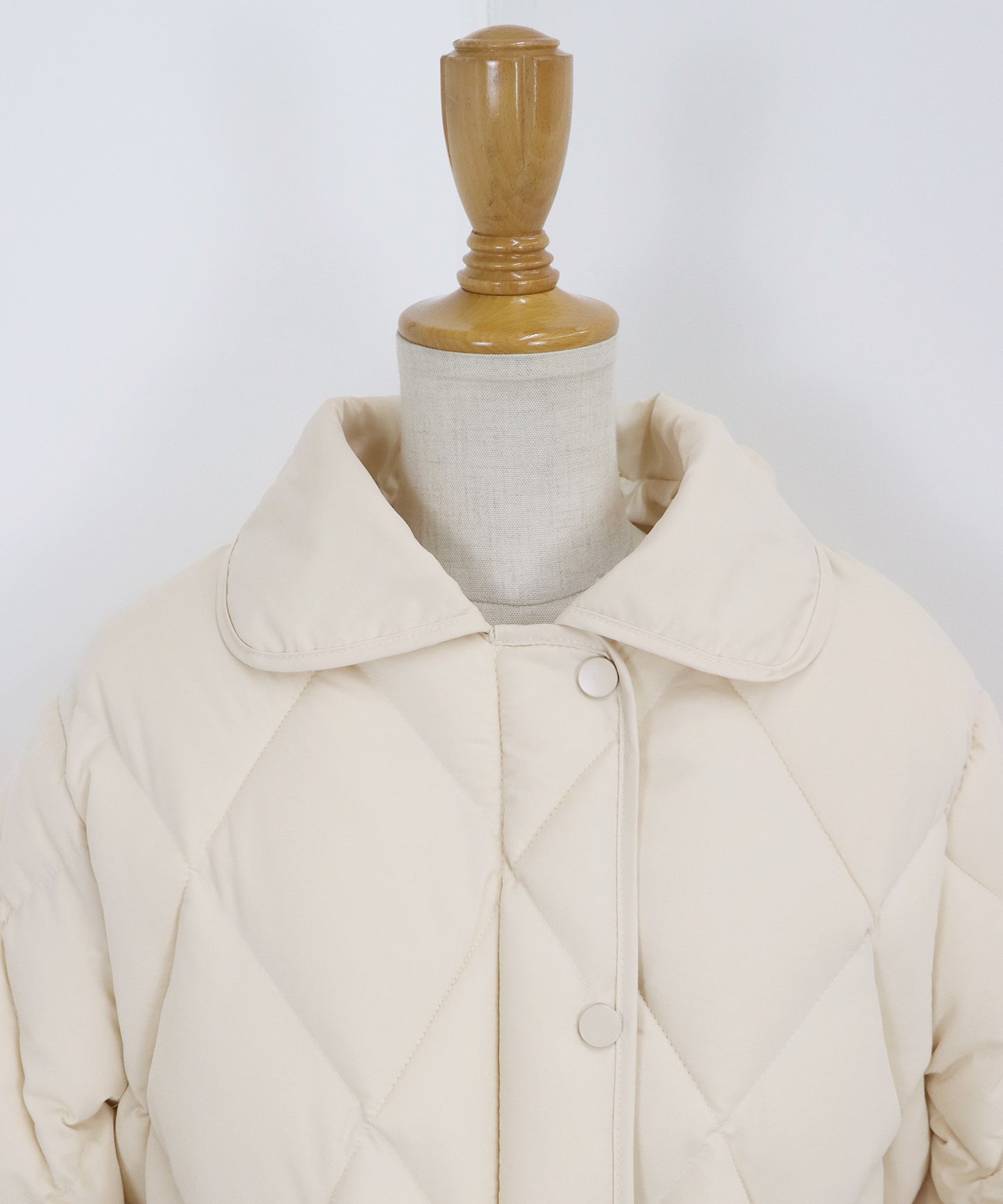 ファー襟キルティングジャケット