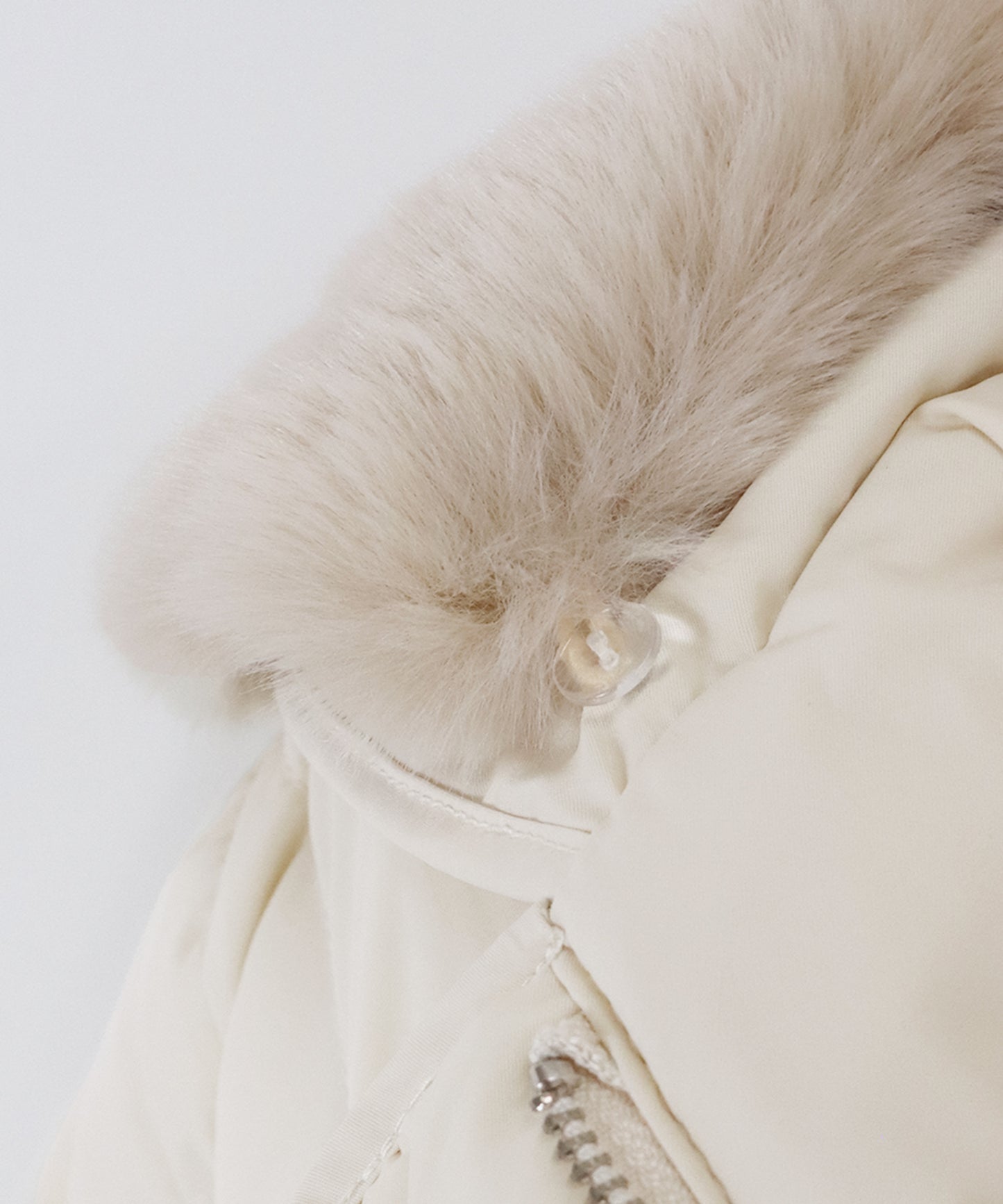 ファー襟キルティングジャケット