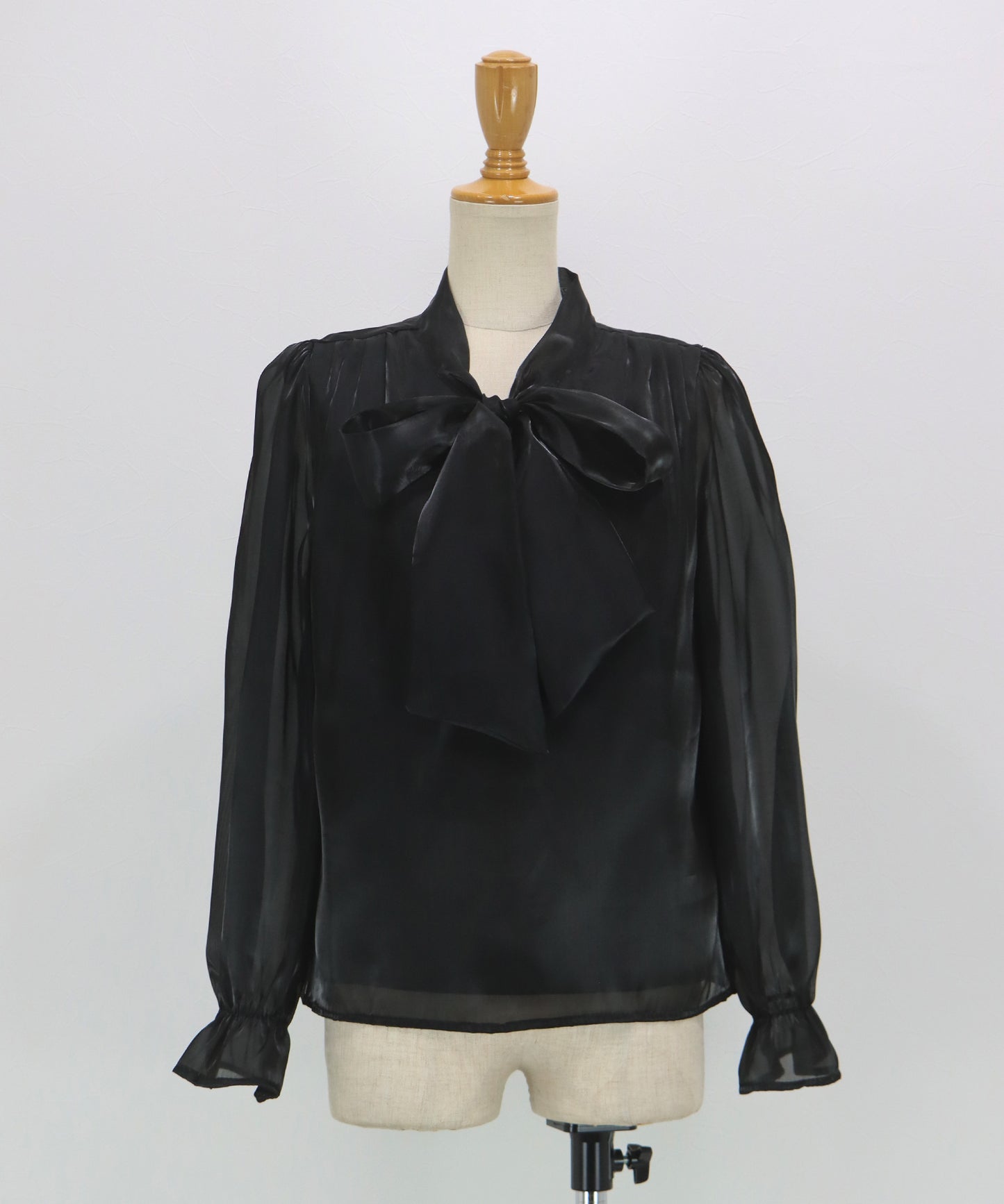 シアーオーガンジーボウタイブラウス【ネコポス】