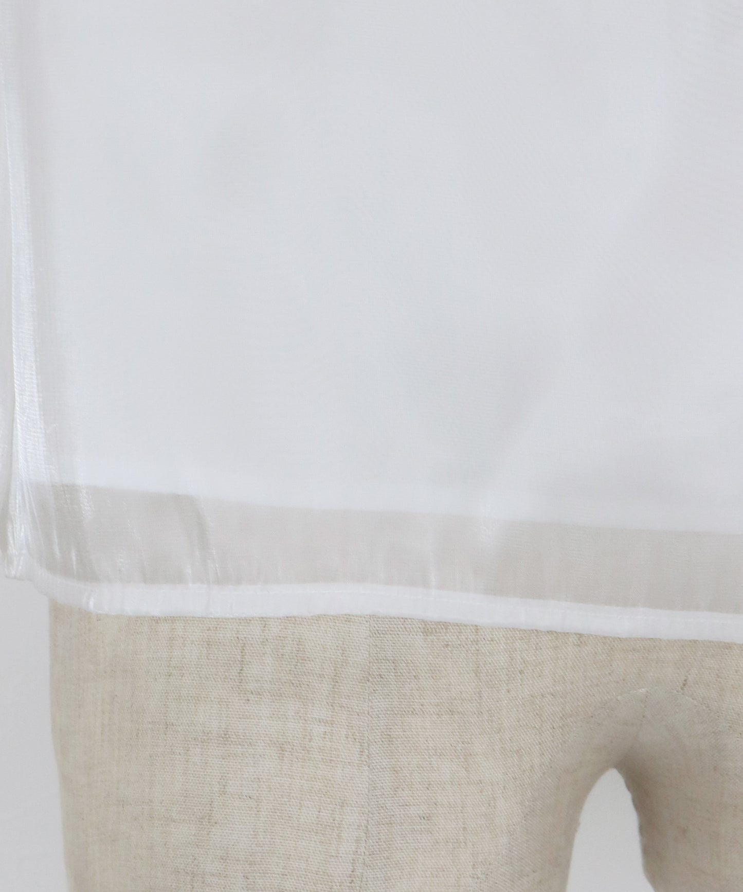 シアーオーガンジーボウタイブラウス【ネコポス】