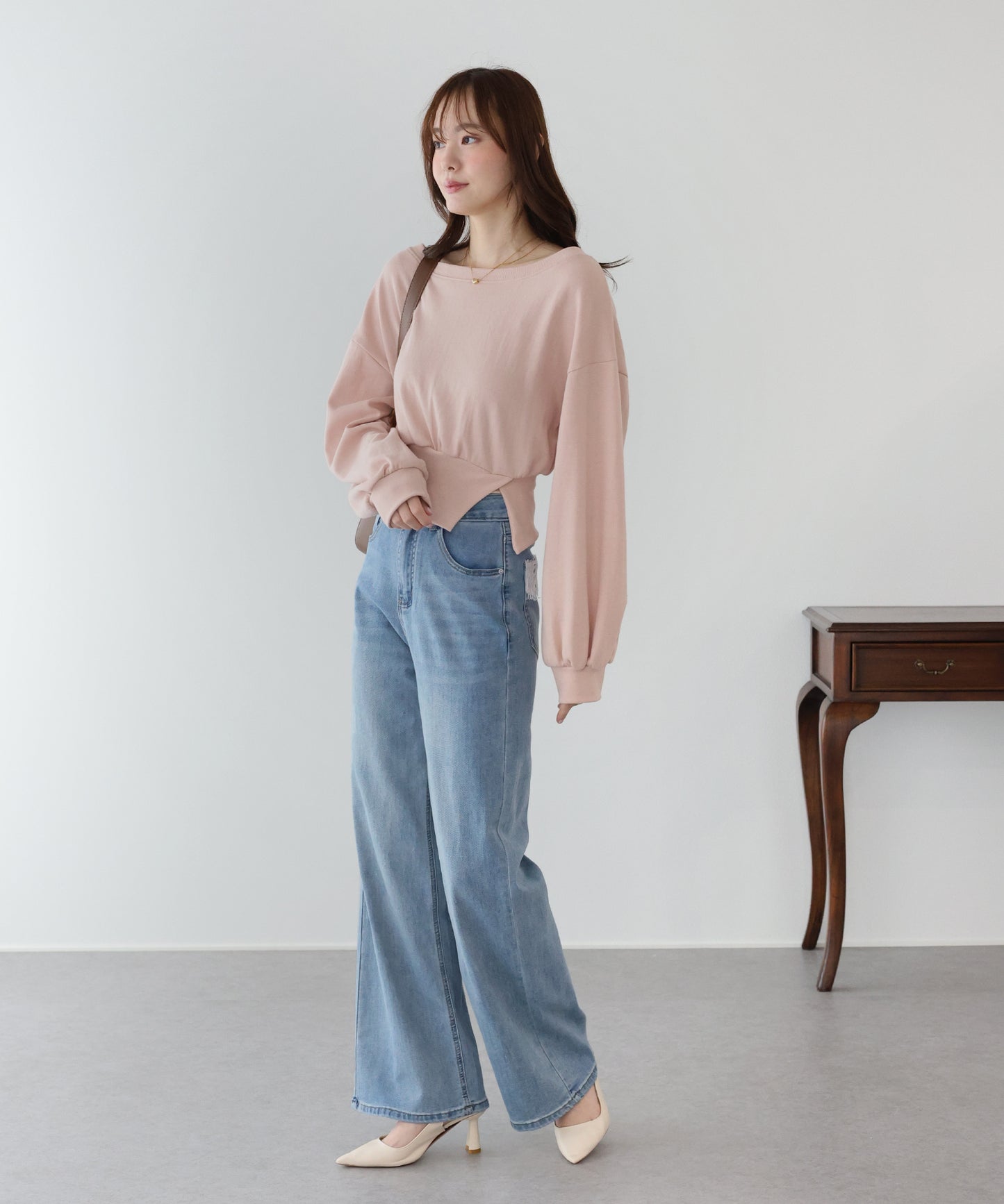 ポケットレースデニム