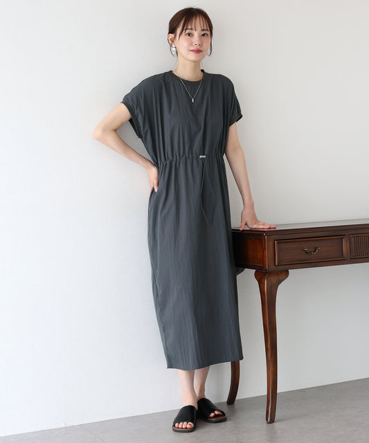 【SALE】ナイロンドロストワンピース