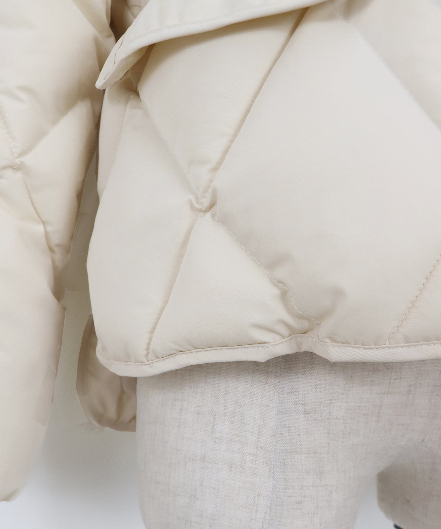 ファー襟キルティングジャケット