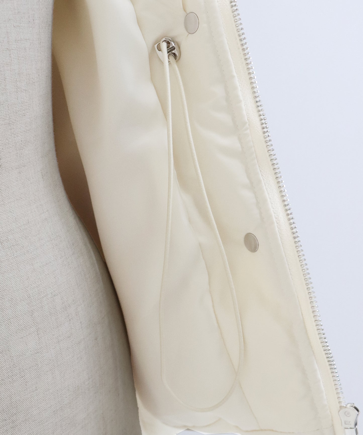 ファー襟キルティングジャケット