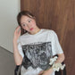 【早割5％OFF】レースドッキングロゴTシャツ【メール便】