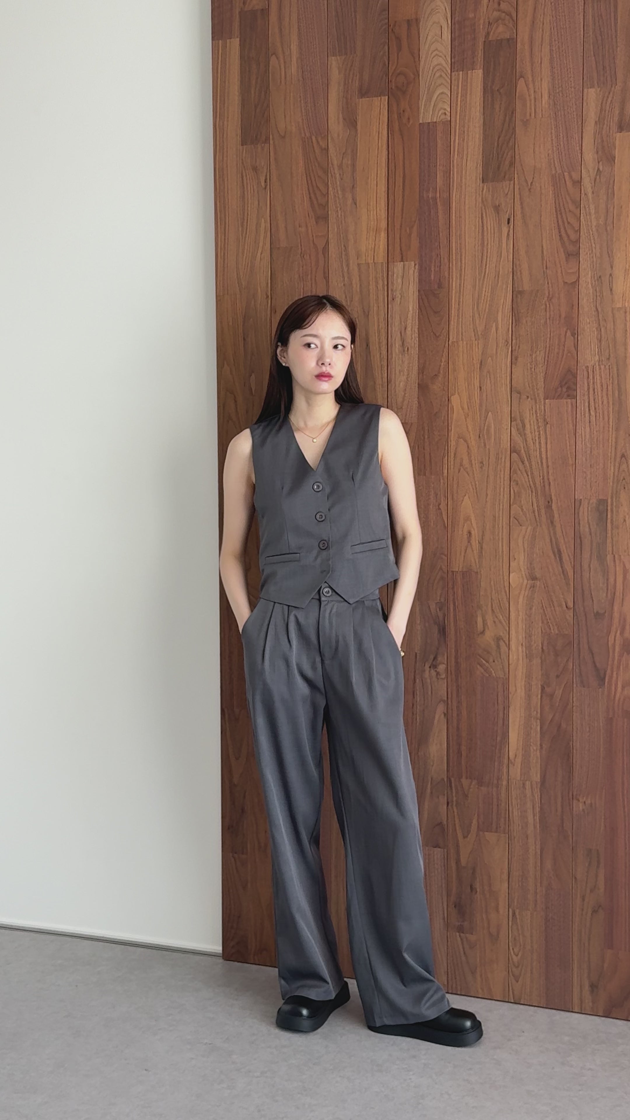 WAAC ダイヤモンドパターン ベストとショートパンツセット ショートベスト×ワイドパンツ セットアップ – BLUE ONLINE
