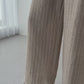 ウエストゴムストライプパンツ