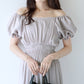 【TIME SALE】2WAYオフショルダーデニムワンピース