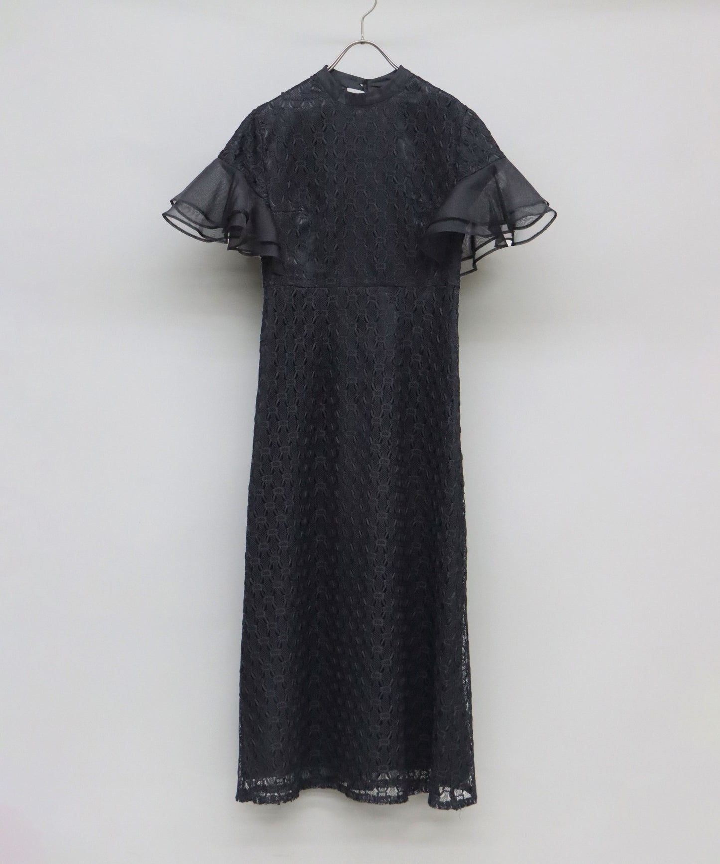 일본제 지오메트릭 체인 레이스 드레스